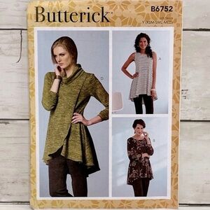 ⭐️5 for $28⭐️ NEW Butterick B6752 Women’s Sewing Patterns UNCUT
